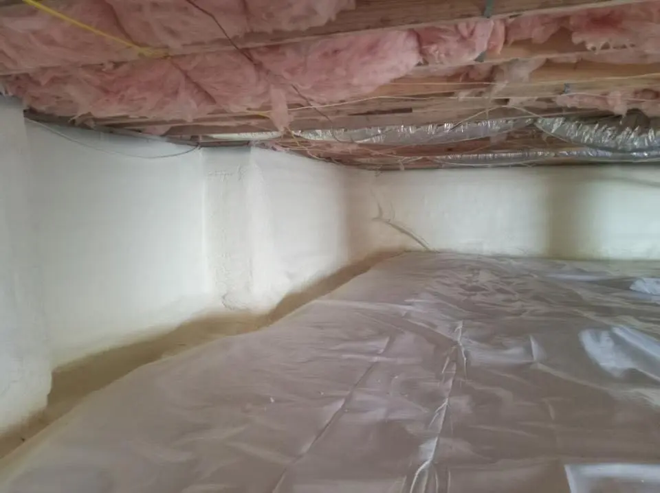Crawl space encapsulation with closed-cell spray foam for Roof Maintenance in Richfield